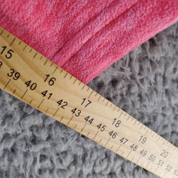 Green Tea Jacket Womens Large Pink Full Zip Polyester Fleece Hoodie - Picture 7 of 9